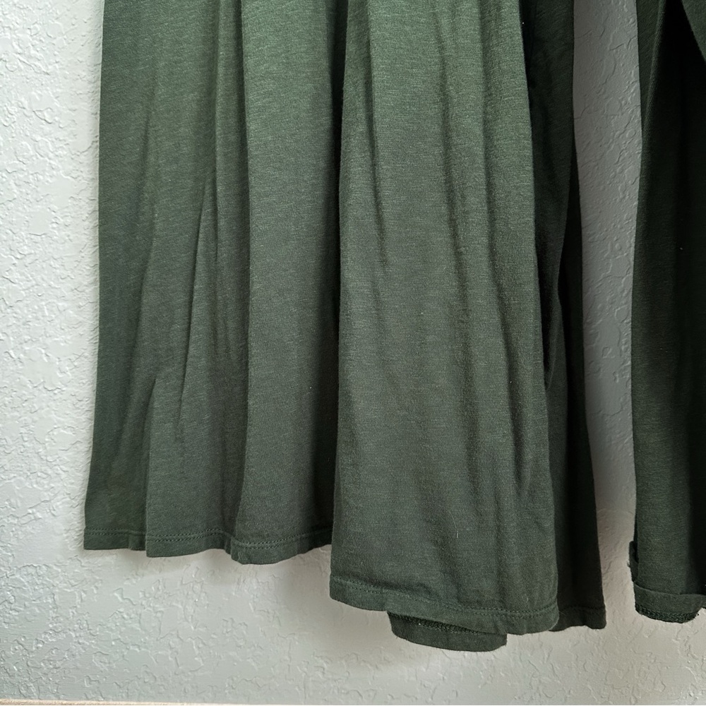 aerie Olive Green Smocked Wide-Leg Jumpsuit - Picture 5 of 9